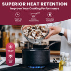 Ensemble de casseroles, poêles, ustensiles de cuisine et de pâtisserie antiadhésifs Granitestone 20 pièces