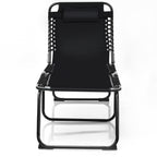 Chaise longue de plage pliante Gymax avec coussin, 4 positions
