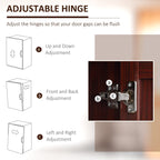 HOMCOM Étagère de rangement pour cuisine, armoire de rangement à 2 portes avec 5 niveaux de rangement et 2 étagères réglables pour salle à manger, 63 pouces