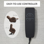 Fauteuil releveur électrique HOMCOM pour personnes âgées, fauteuil inclinable surdimensionné pour salon avec télécommande