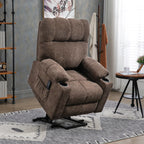 Fauteuil releveur électrique HOMCOM pour personnes âgées, fauteuil inclinable surdimensionné pour salon avec télécommande