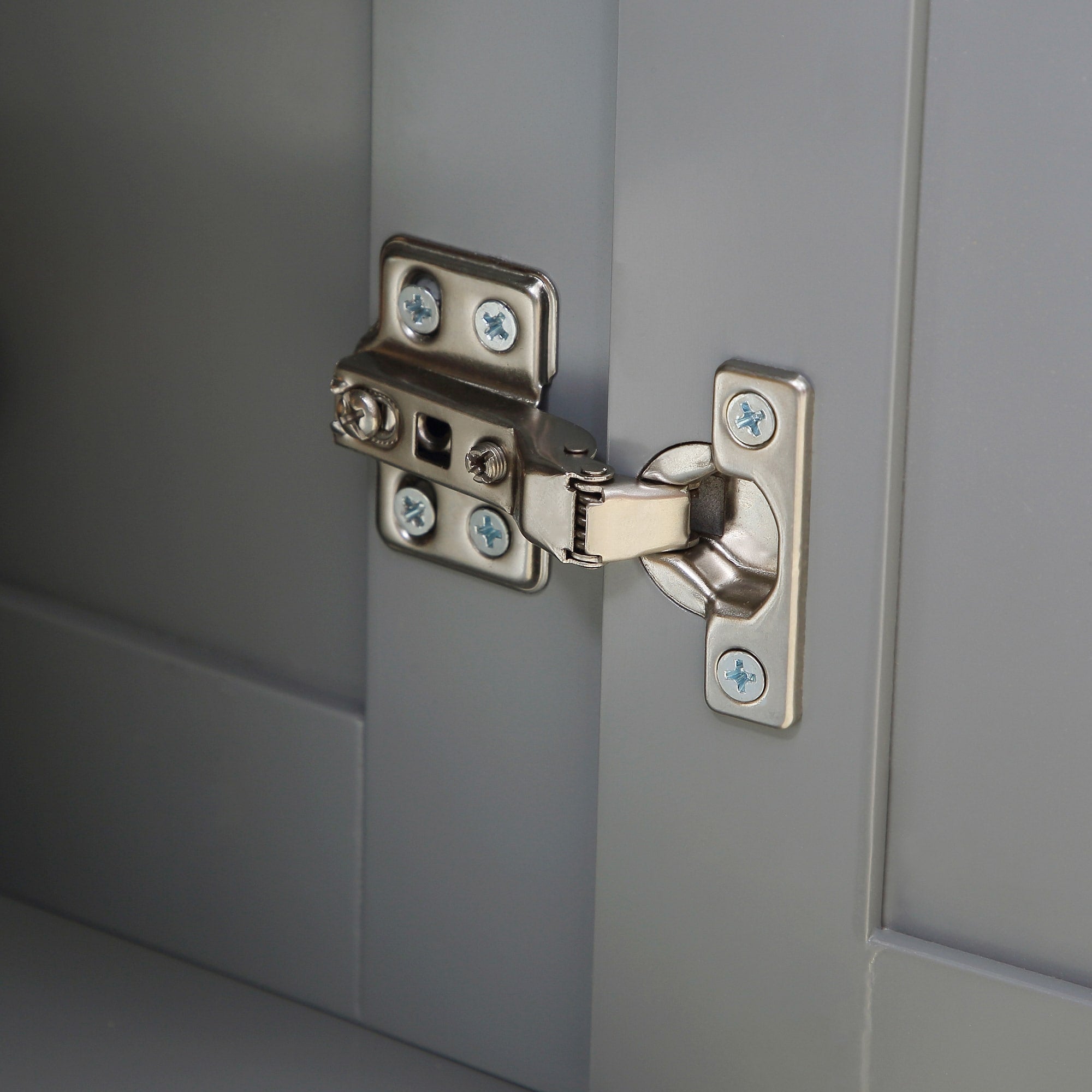 Îlot roulant de cuisine HOMCOM avec rangement, chariot de cuisine portable avec plateau en acier inoxydable, gris - N/A