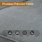 Canapé 3 places HOOOWOOO Mid-Century, recouvert de tissu, avec pieds en bois pour salon