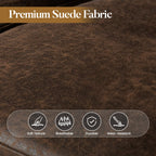 Canapé 3 places HOOOWOOO Mid-Century, recouvert de tissu, avec pieds en bois pour salon