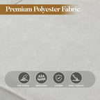 Canapé 3 places HOOOWOOO Mid-Century, recouvert de tissu, avec pieds en bois pour salon