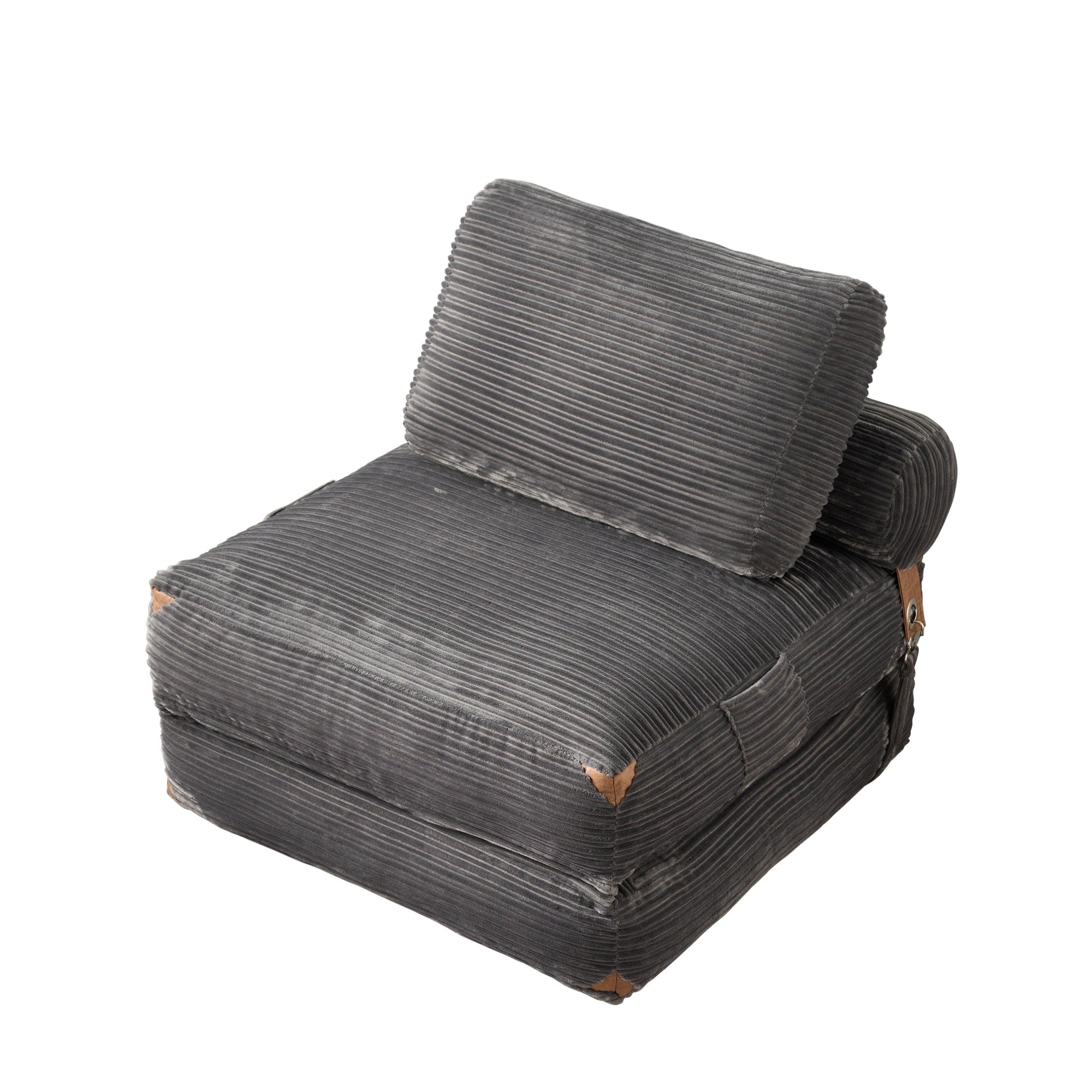 HOOOWOOO Canapé pliant moderne en velours côtelé