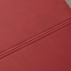 Ottoman rectangulaire de rangement recouvert de simili cuir - 50,3 x 17,50 x 18 pouces