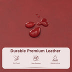 Ottoman rectangulaire de rangement recouvert de simili cuir - 50,3 x 17,50 x 18 pouces