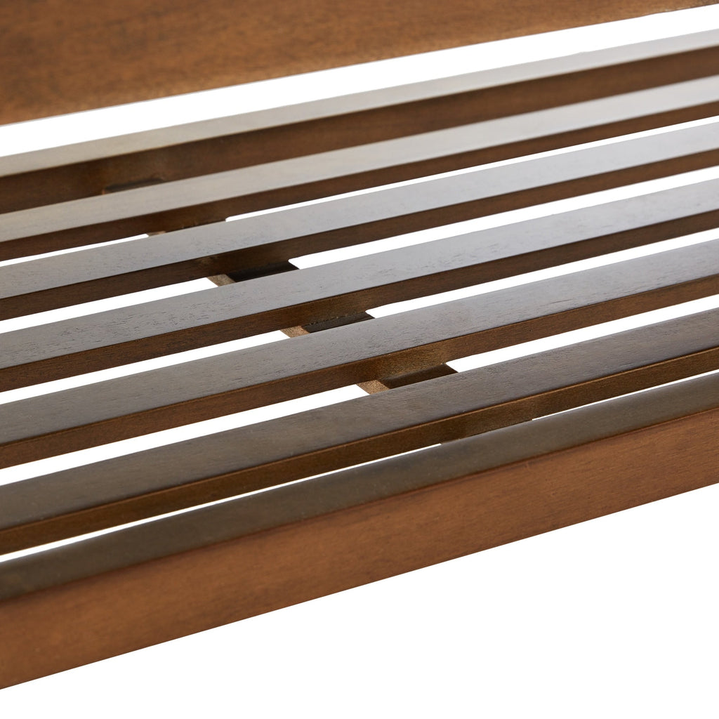 Banc à chaussures d'entrée, banc de rangement, tissu et bois massif, banc rembourré de 109 cm (43 pouces) pour salon et chambres à coucher