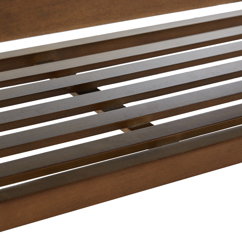 Banc à chaussures d'entrée, banc de rangement, tissu et bois massif, banc rembourré de 109 cm (43 pouces) pour salon et chambres à coucher