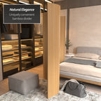 Écran en bambou ondulé fait à la main, 1,80 m (Chine)