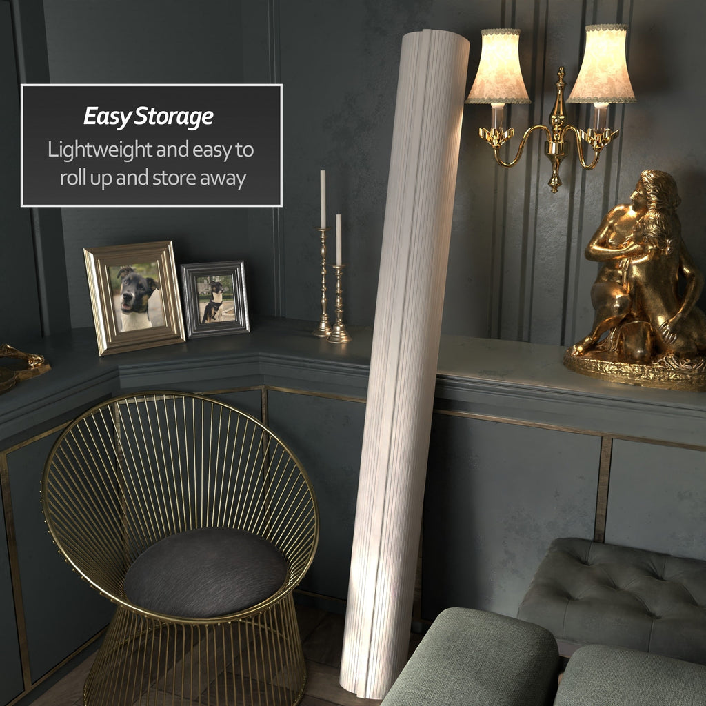 Écran en bambou ondulé fait à la main, 1,80 m (Chine)