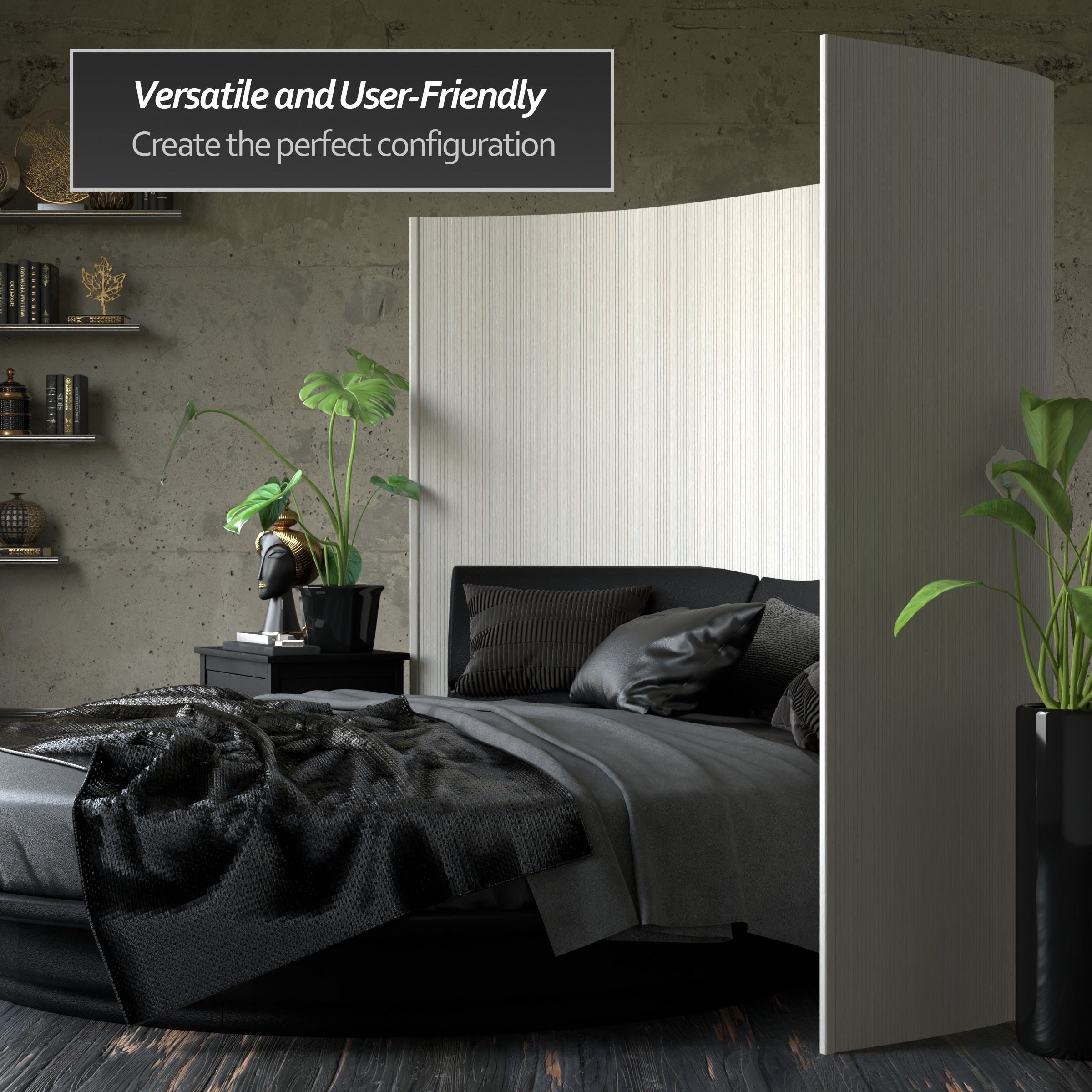 Écran en bambou ondulé fait à la main, 1,80 m (Chine)