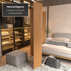 Écran en bambou ondulé fait à la main, 1,80 m (Chine)