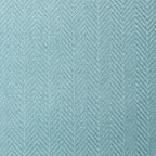 Ensemble de salle à manger 5 pièces Hanover Lavallette bleu océan avec 4 chaises fixes, table ronde en verre de 132 cm, parasol et pied de table.