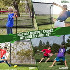 Réseau de golf Haokelball 3x2,3m, filet d'entraînement de golf avec cible en tissu, filet de frappe de golf robuste