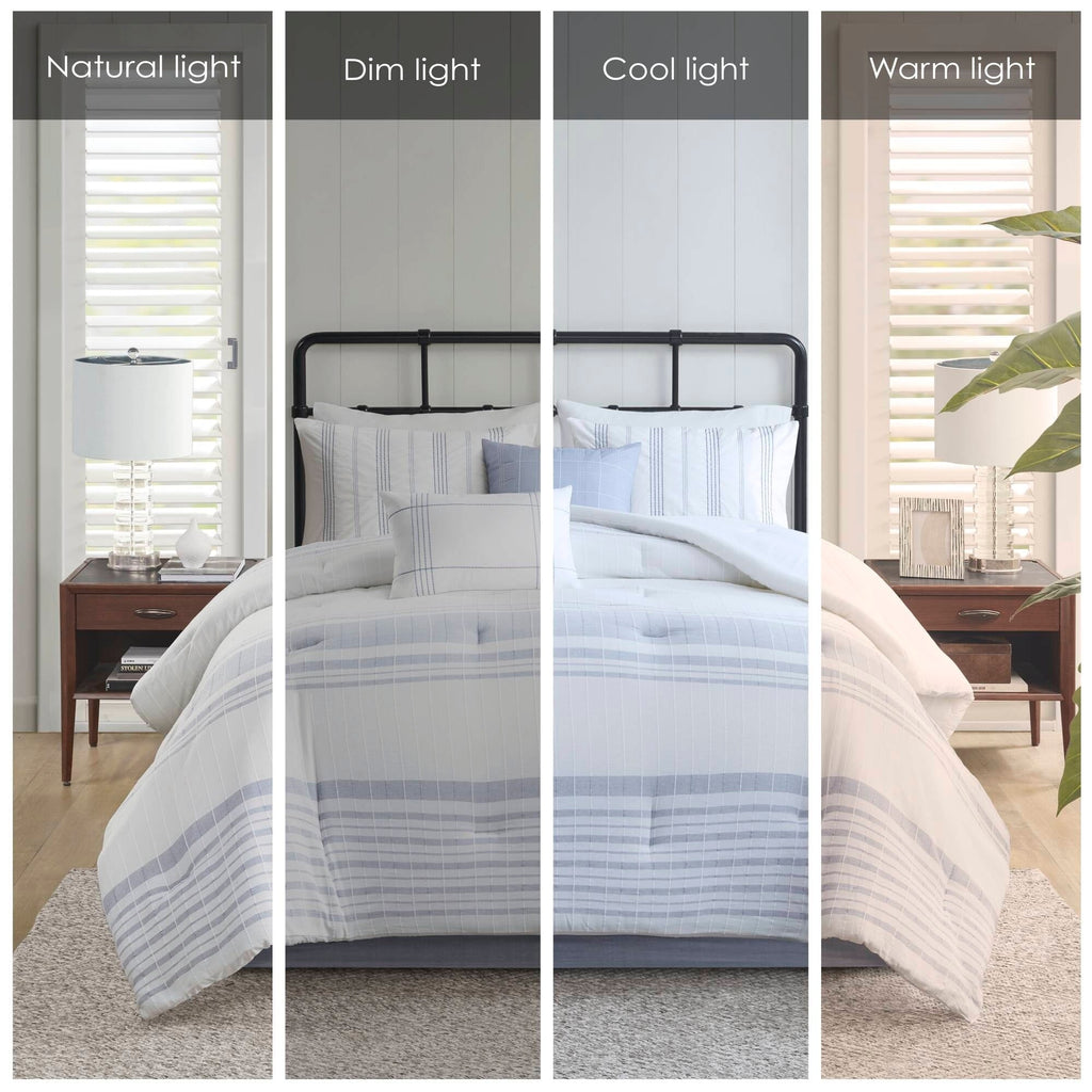 Ensemble de couette surdimensionnée en jacquard de coton Harbor House Morgan, 6 pièces