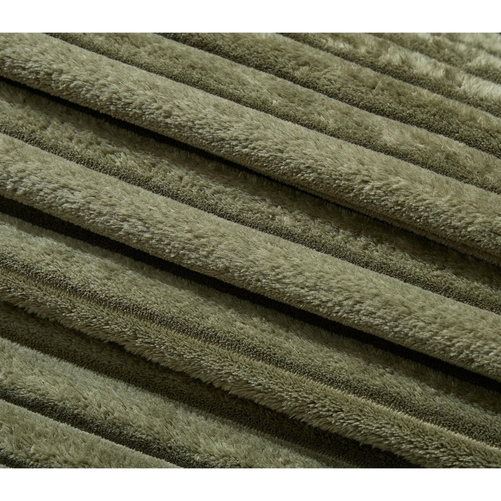 Canapé-lit surdimensionné Harmonia 109 W en velours côtelé, méridienne double profonde avec 4 coussins