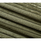 Canapé-lit surdimensionné Harmonia 109 W en velours côtelé, méridienne double profonde avec 4 coussins