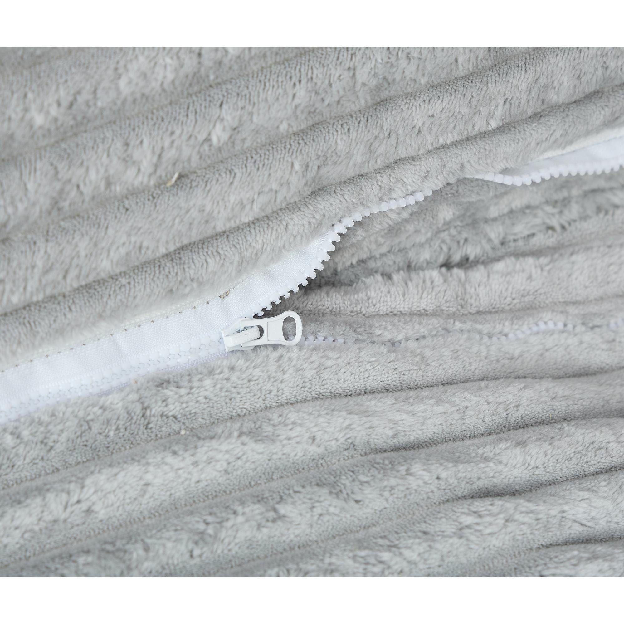 Canapé-lit surdimensionné Harmonia 109 W en velours côtelé, méridienne double profonde avec 4 coussins