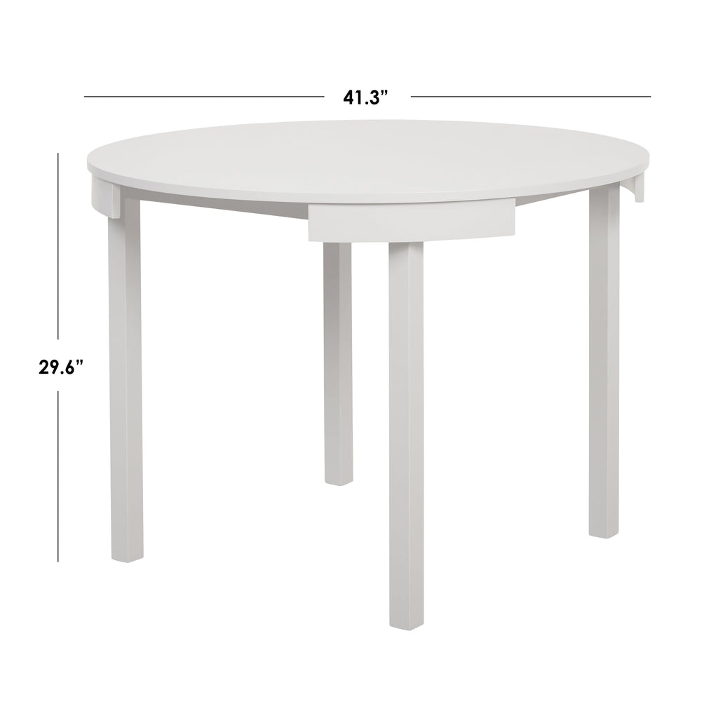 Ensemble de salle à manger rond compact 5 pièces Harrisburg Tobey