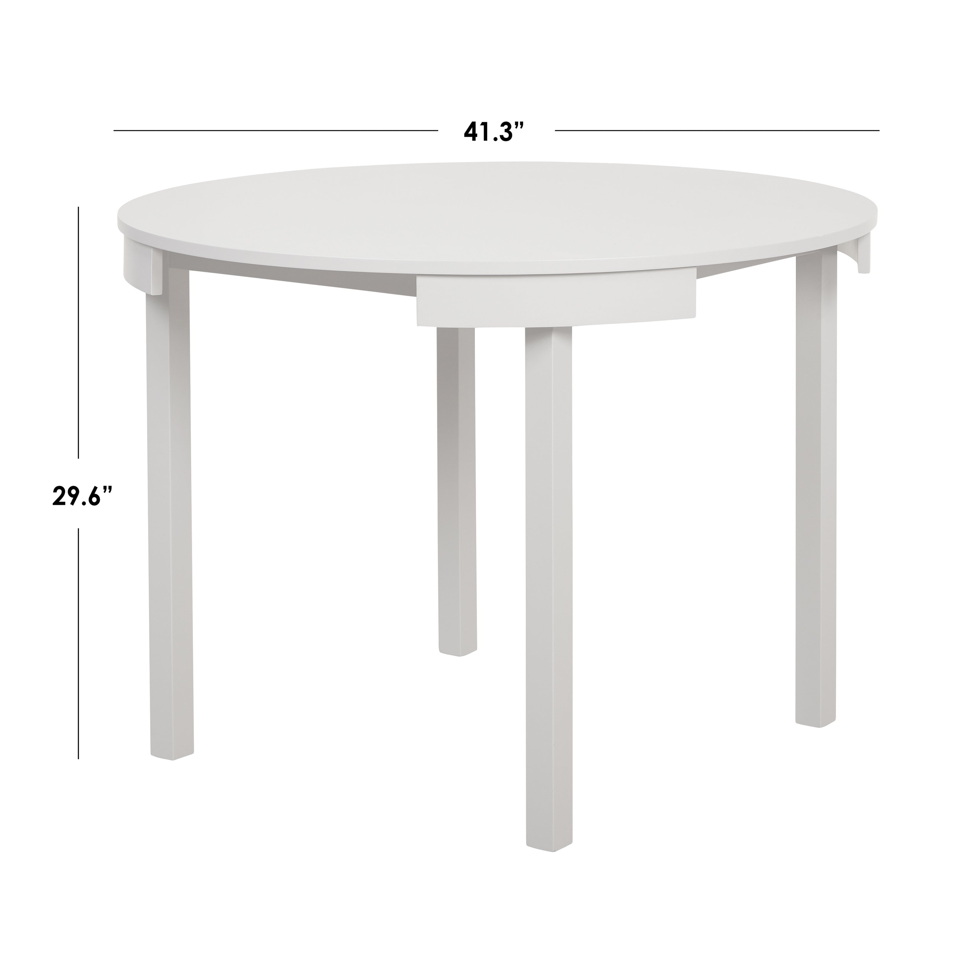 Ensemble de salle à manger rond compact 5 pièces Harrisburg Tobey