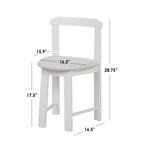 Ensemble de salle à manger rond compact 5 pièces Harrisburg Tobey