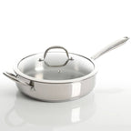 Ensemble de 10 pièces de batterie de cuisine en acier inoxydable haute résistance