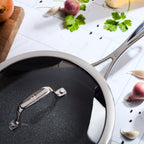 Ensemble de casseroles et poêles antiadhésives en céramique Henckels Capri, 11 pièces, en aluminium et céramique - Gris