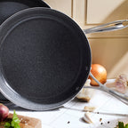 Ensemble de casseroles et poêles antiadhésives en céramique Henckels Capri, 11 pièces, en aluminium et céramique - Gris