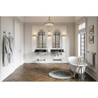 Robinet de salle de bain à large espacement Heritage de 8 po