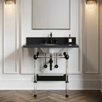 Robinet de salle de bain à large espacement Heritage de 8 po