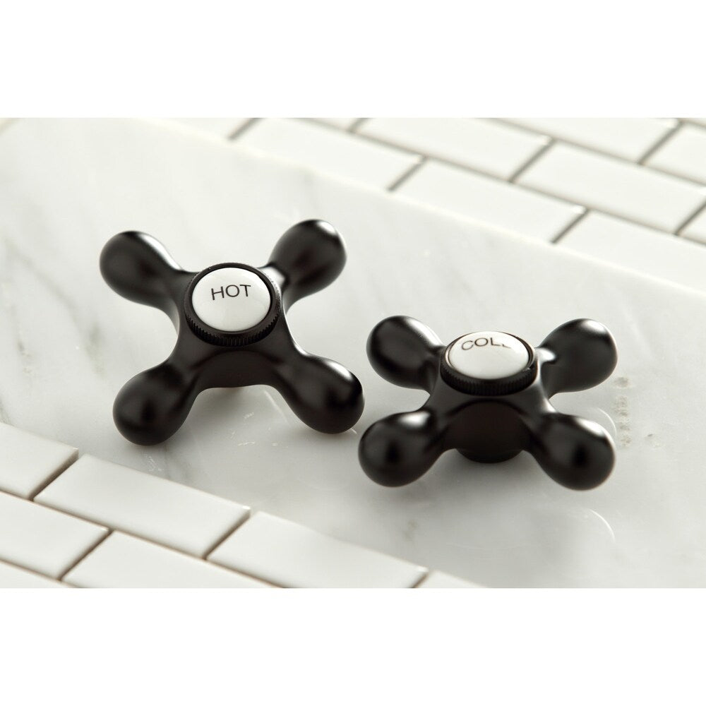 Robinet de cuisine Kingston Brass Heritage Bridge avec pulvérisateur en laiton