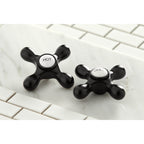 Robinet de cuisine Kingston Brass Heritage Bridge avec pulvérisateur en laiton