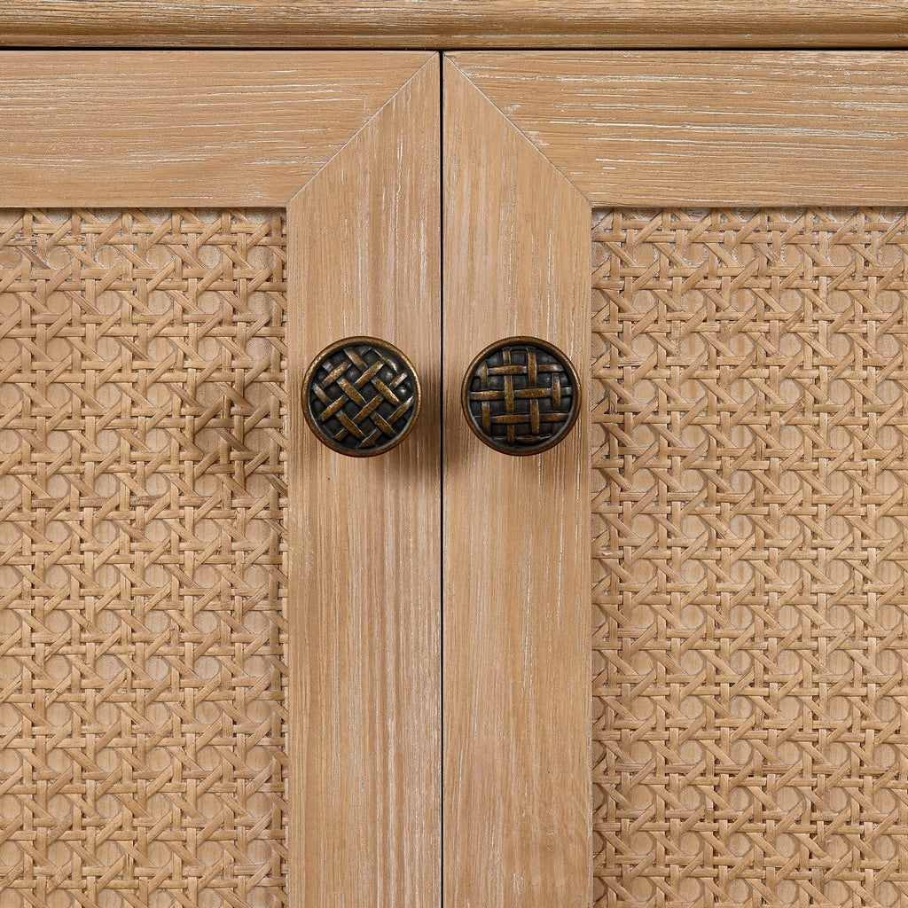 Meuble-lavabo Hervas avec plan de toilette en marbre naturel, sans miroir.