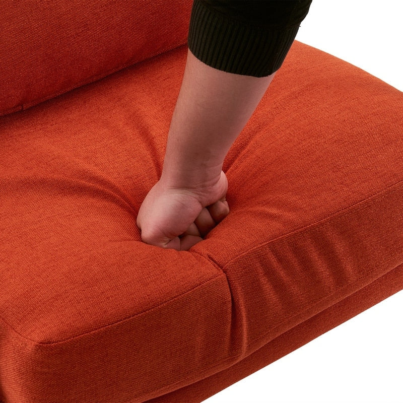 Fauteuil de loisirs à dossier haut avec accoudoirs en bois massif, chaise d'appoint.