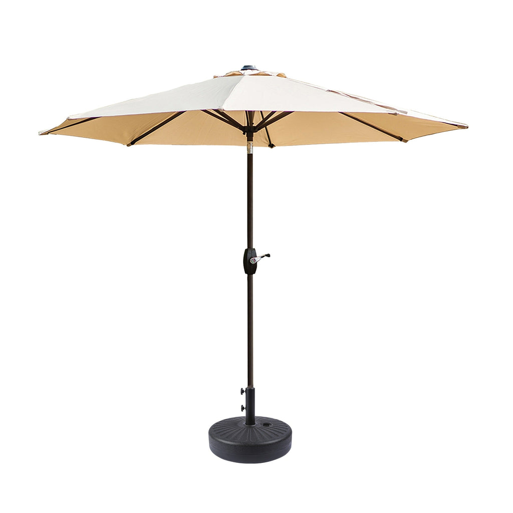 Parasol de terrasse Holme de 2,7 mètres et pied de support