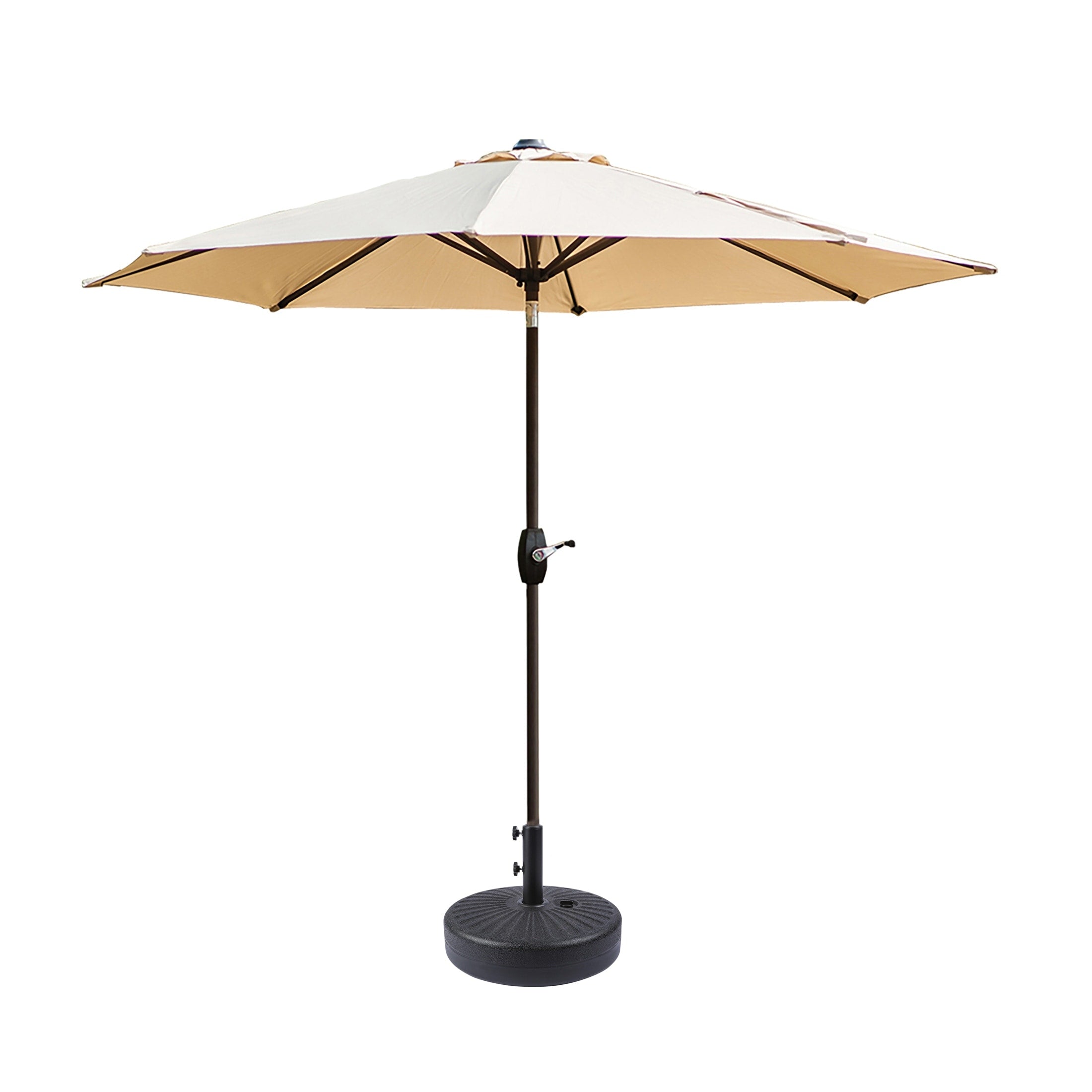 Parasol de terrasse Holme de 2,7 mètres et pied de support