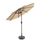 Parasol de terrasse Holme de 2,7 mètres et pied de support