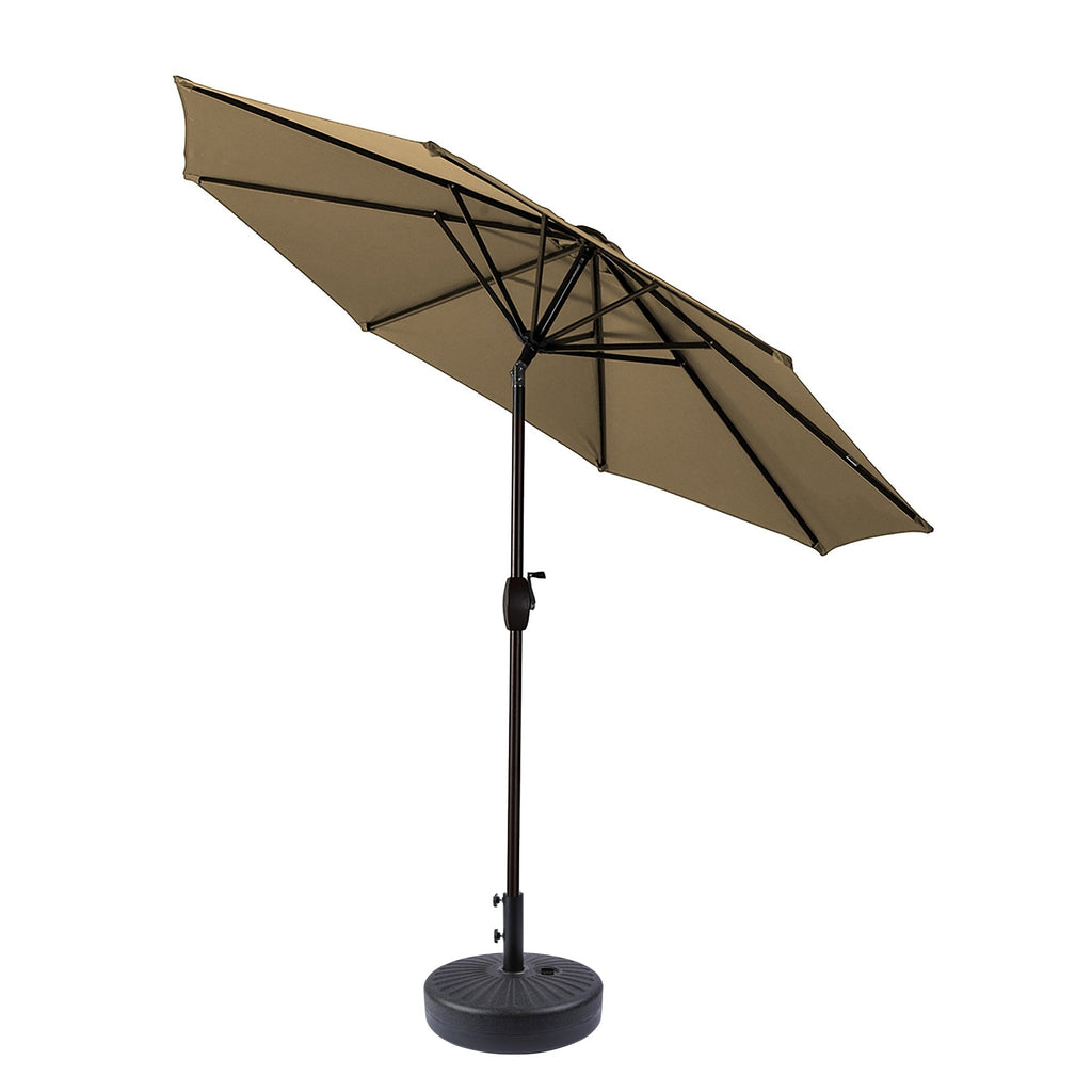 Parasol de terrasse Holme de 2,7 mètres et pied de support