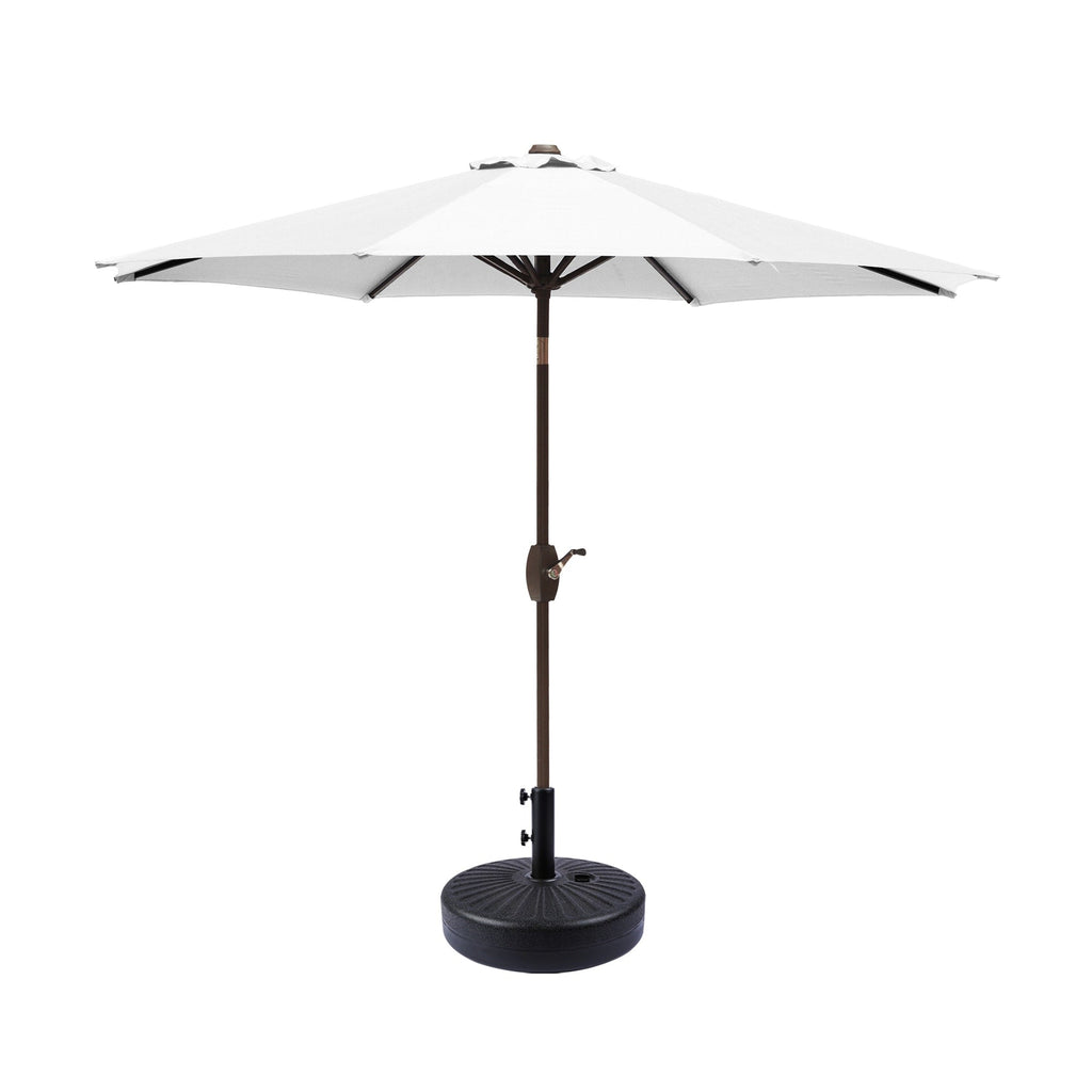 Parasol de terrasse Holme de 2,7 mètres et pied de support