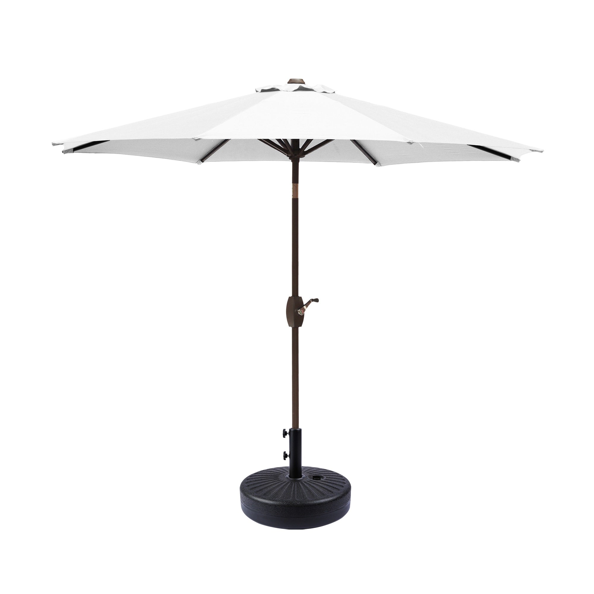 Parasol de terrasse Holme de 2,7 mètres et pied de support