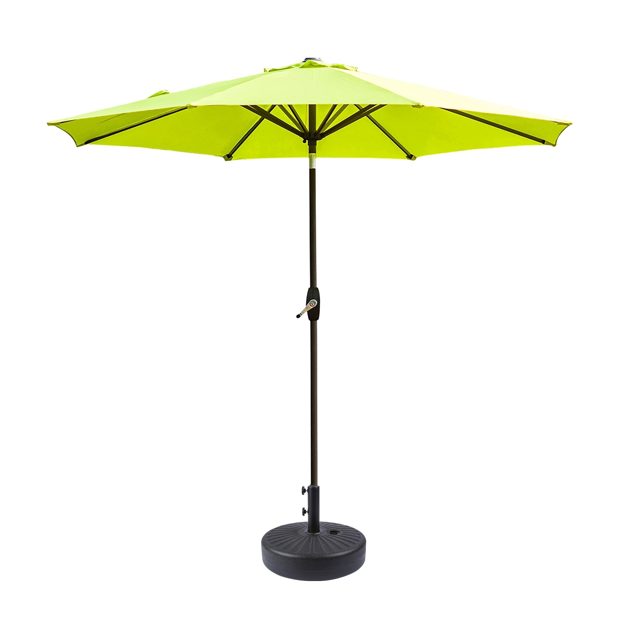 Parasol de terrasse Holme de 2,7 mètres et pied de support