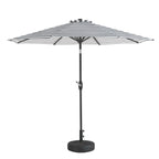 Parasol de terrasse Holme de 2,7 mètres et pied de support