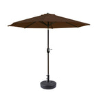 Parasol de terrasse Holme de 2,7 mètres et pied de support