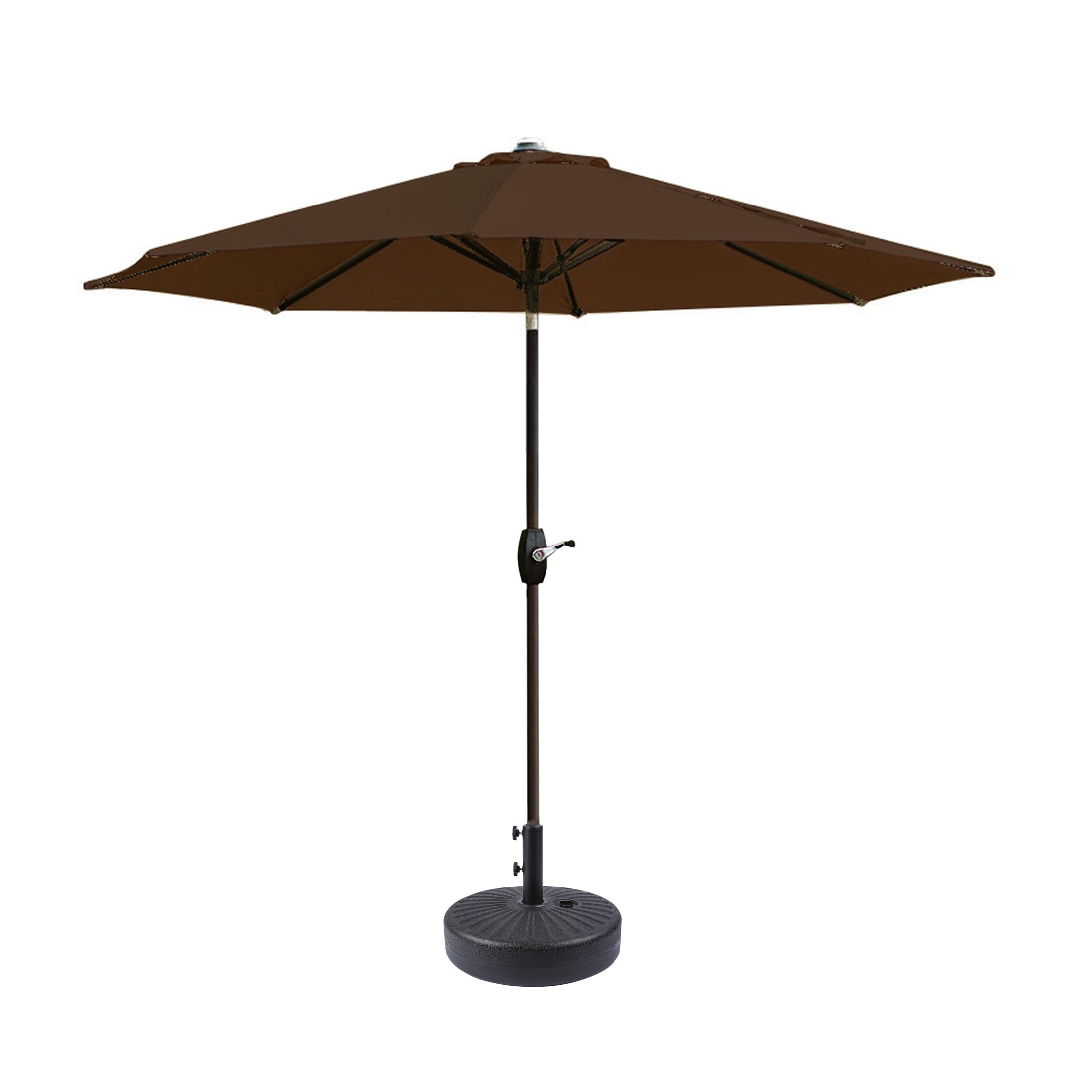Parasol de terrasse Holme de 2,7 mètres et pied de support