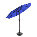 Parasol de terrasse Holme de 2,7 mètres et pied de support