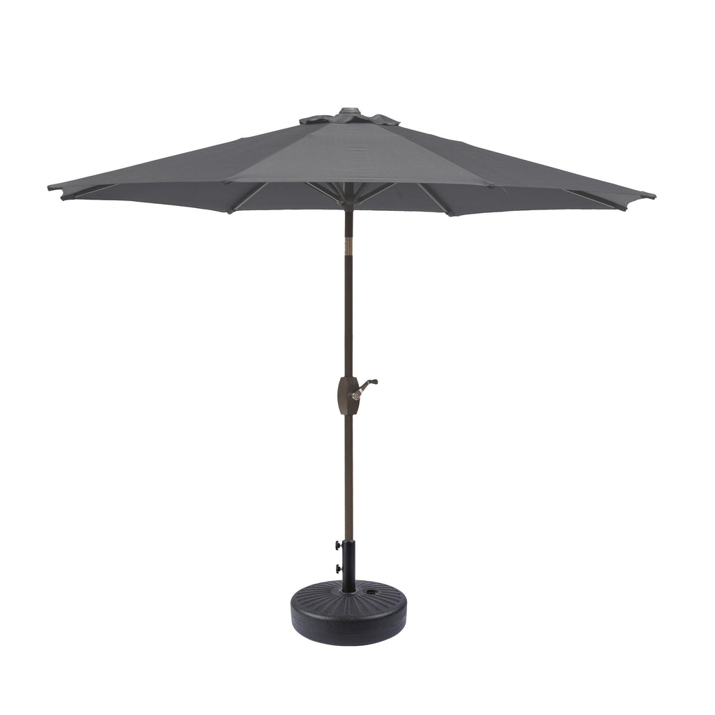 Parasol de terrasse Holme de 2,7 mètres et pied de support