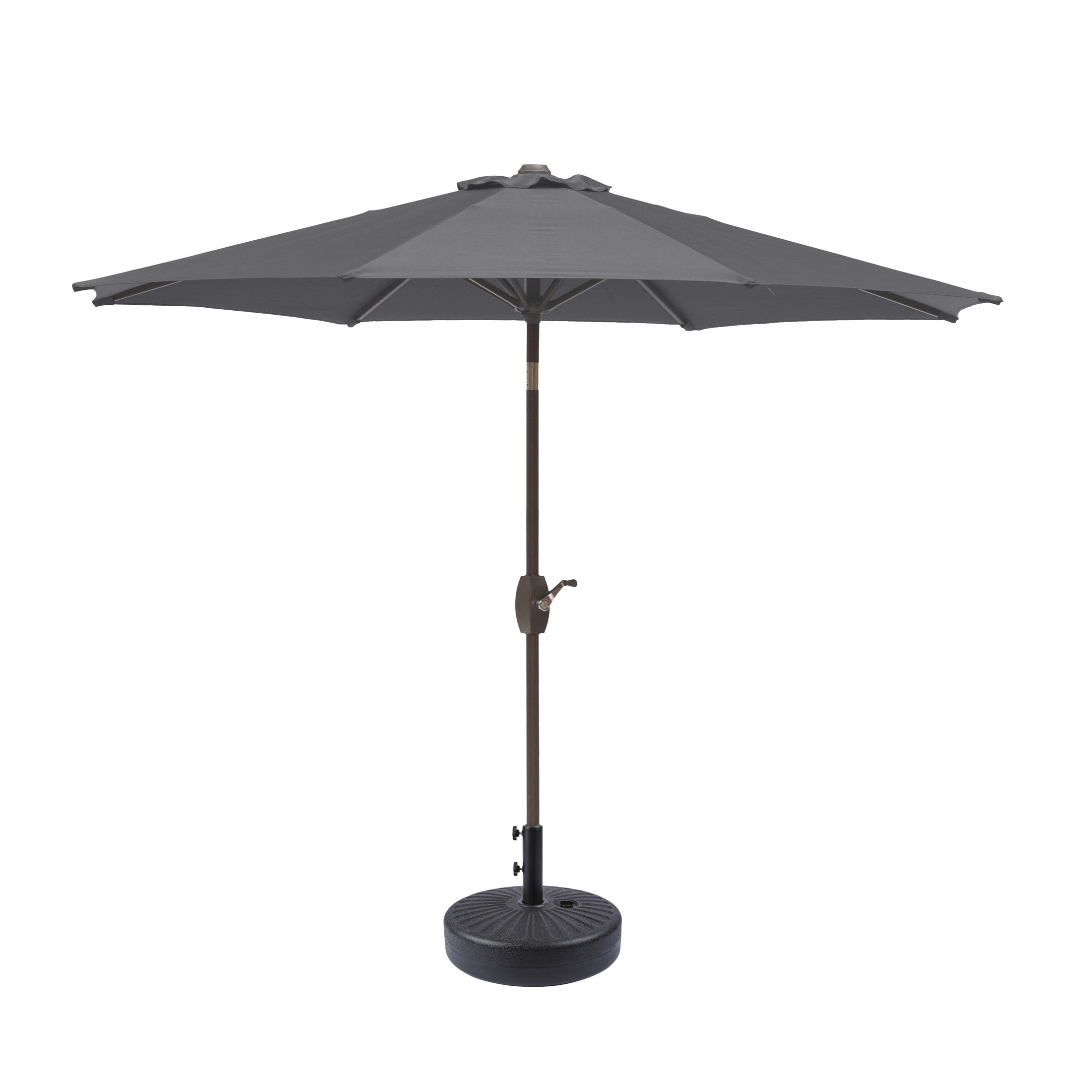 Parasol de terrasse Holme de 2,7 mètres et pied de support