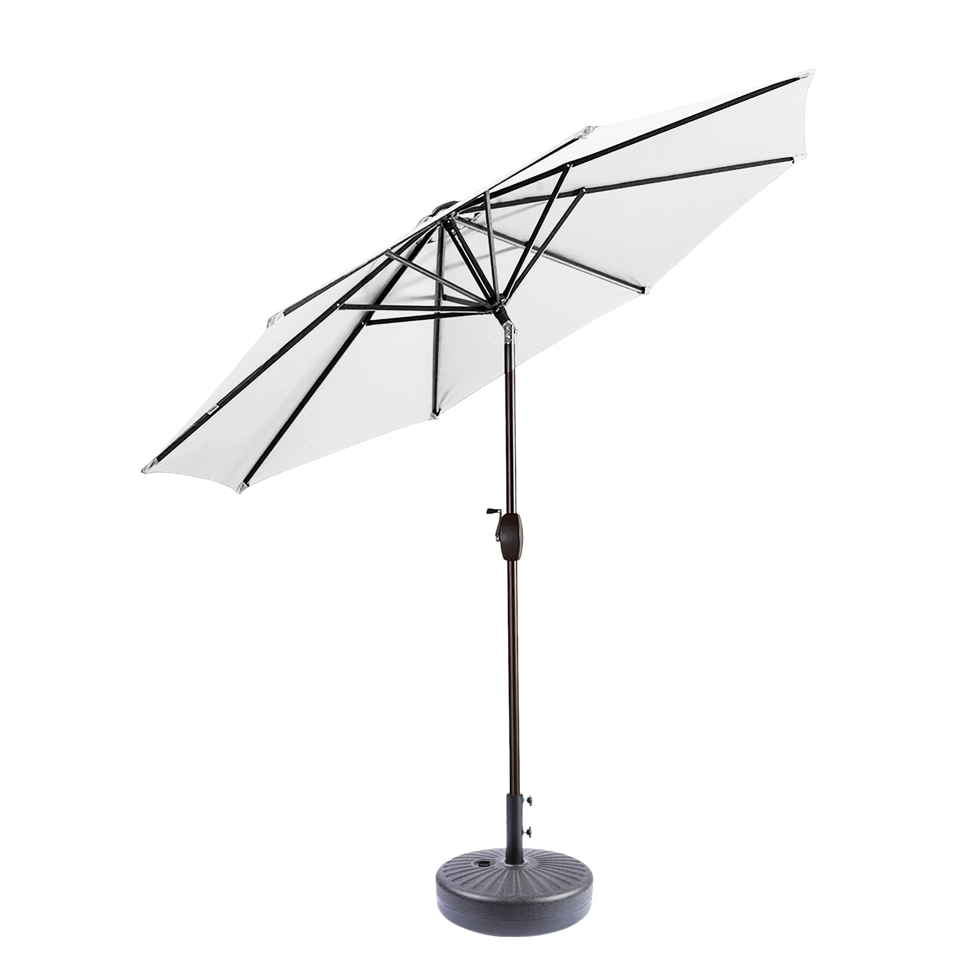 Parasol de terrasse Holme de 2,7 mètres et pied de support